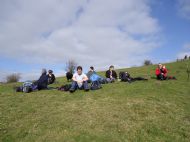 Hillside lunchstop near Millington - March 2011